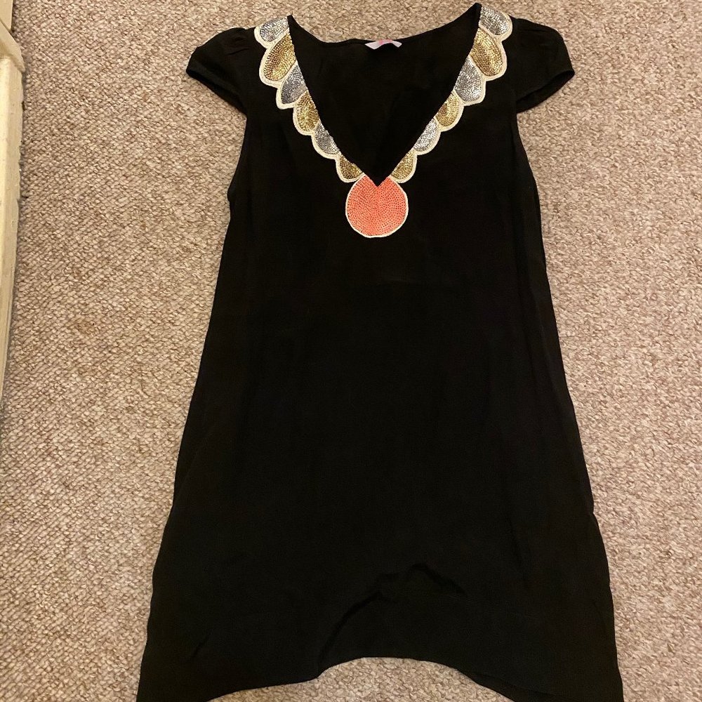 Sass & Bide Black Dress with Sequin Detail